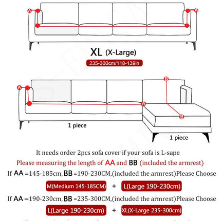 Modern Non-slip Colorful Elastic Sofa Cover