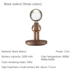 Walnut tricolor Lamp