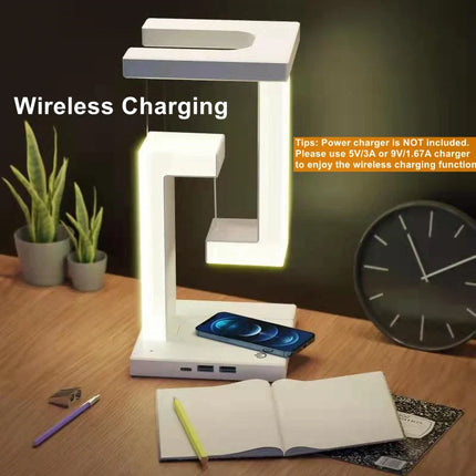 Levitating Glow Wireless Charging Lamp