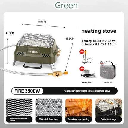 Portable Nomad Camping Stove Multi-Purpose Heater