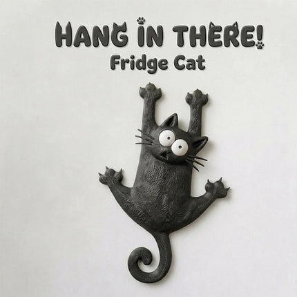 Hang In There Funny Cat Refrigerator Magnet