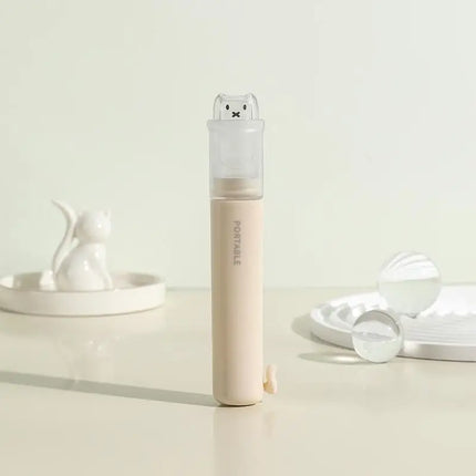 2in1 Cute Bear Travel Kids Toothbrush Set