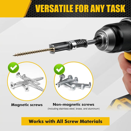 Spring Loaded Anti-Drop Screw Holder Bit