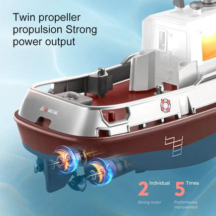 Mini Rescue Dual Motor Electric Toy Ship