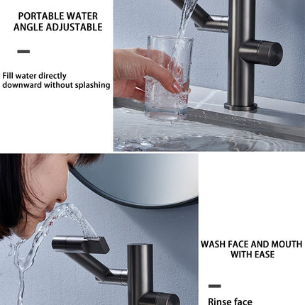 Hydroelectric Rotating Modern Smart Waterfall Faucet