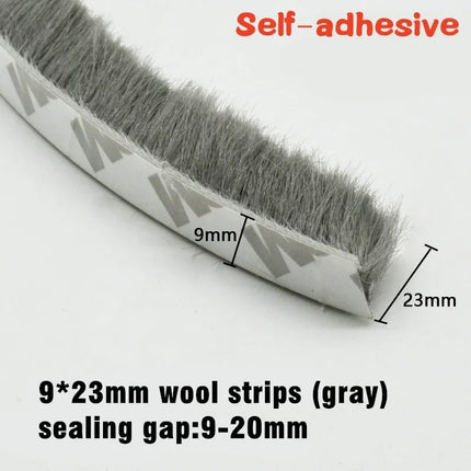 Dustproof Soundproof Brush Seal Strip
