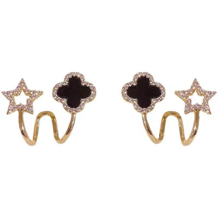 Lucky Charm Four-Leaf Clover Chic Earrings