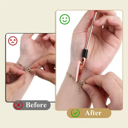 One Hand Bracelet Clasp Holder Jewelry Tool