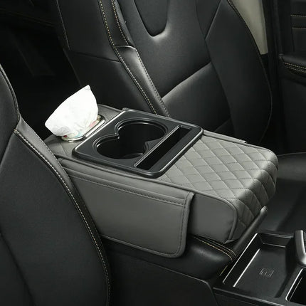 Console Craft Multi-Pocket Car Armrest Pad