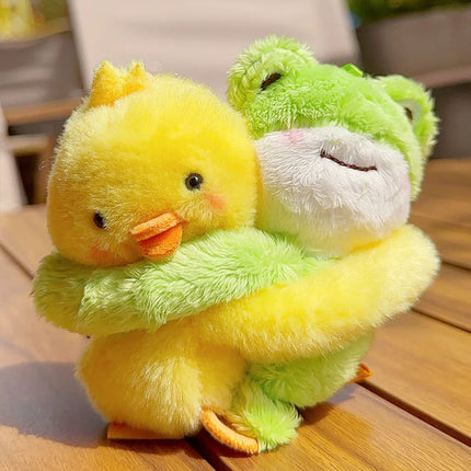 Love Bomb Hugging Animals Keychain Toys