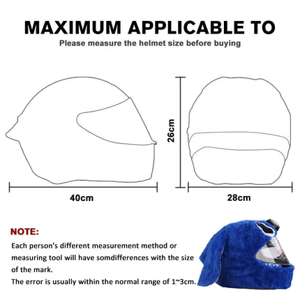 Fluffy Animals Funny Helmet Covers
