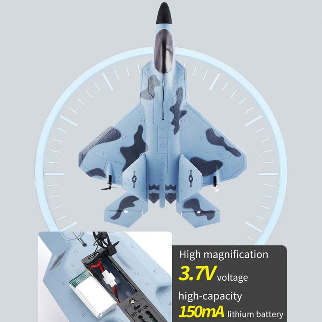 Storm Hawk Ultra Bright LED Foam Jet Fighter