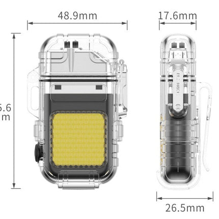 Plasma Power Rechargeable Transparent Lighter