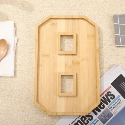 Wooden Numbers Serving Tray