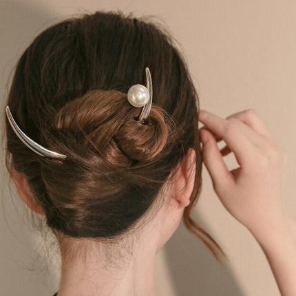 Vintage Crescent Moon Hair Sticks