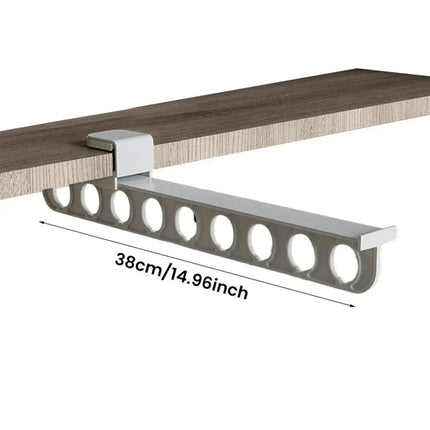 Slide Hang Retractable Closet Hanger Rack
