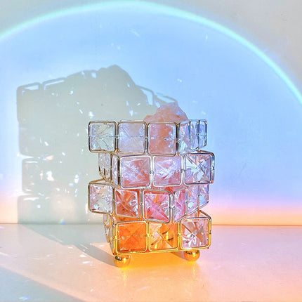 Crystal Room Mood Ambient Geo Shimmer Cube Light