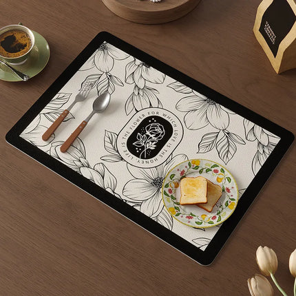 Floral Bloom Quick-Dry Mat
