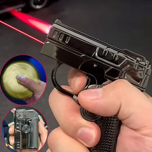 Foldable Dual-Form Gun-Shaped Windproof Lighter