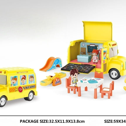 Mega School Party Express Bus House Toy