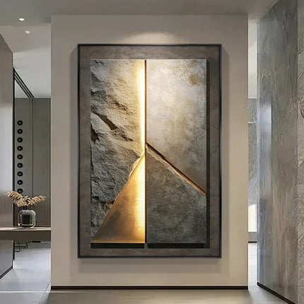 New Rock Texture Led Porcelain Wall Lamp