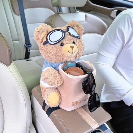Little Buddy Bear Car Armrest Tissue Holder