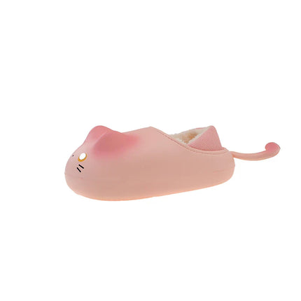 Furry Cat Home Slippers