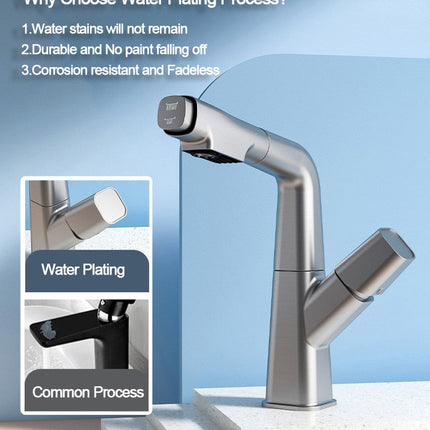 Futuristic Rotating European Pull Out Faucet