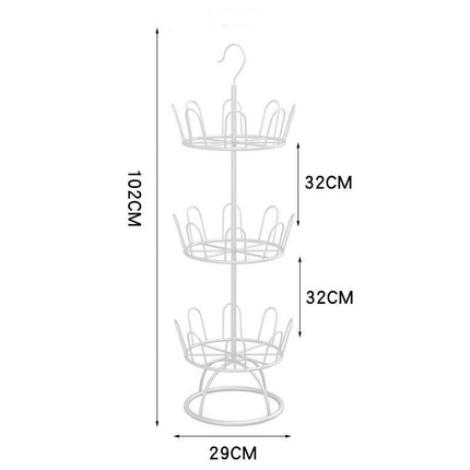Circular Space Saving Shoe Rack Organizer