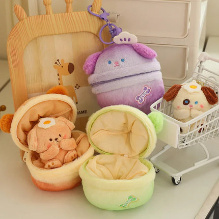 Surprise Kawaii Animals Plush Keychain