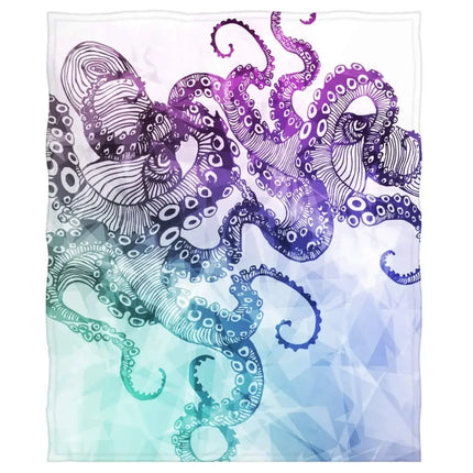 Sea Life Ocean Throw Octopus Blanket