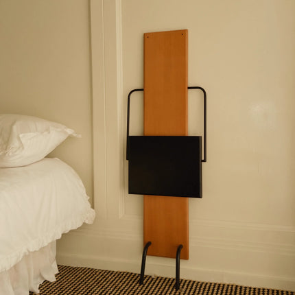 Gallery-Style Bedside Foldable Slim Shelf