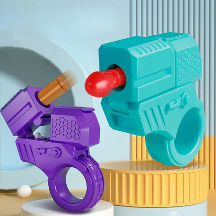 Mini Shell Launcher EDC Finger Ring Toy Gun