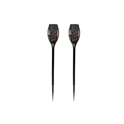 Outdoor LED Solar Artificial Flame Lamp