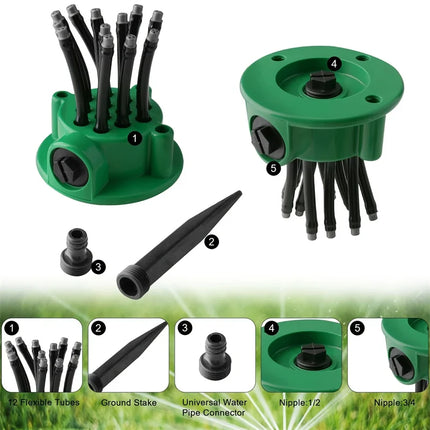 Smart Rotation 360 Garden Watering Sprinkler