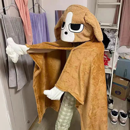 Sleepy Dog Hooded Wearable Blanket