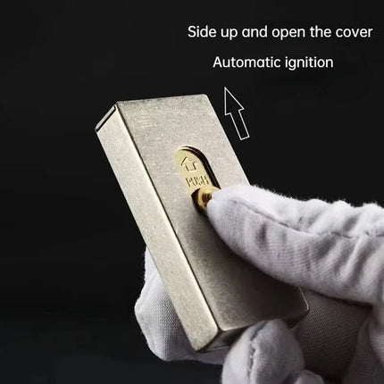 Retro Upward Slide Flame Gasoline Lighter