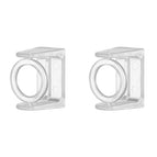 2pcs Transparent