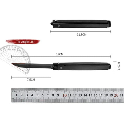 Sharp Edge Stainless Compact Folding Knife