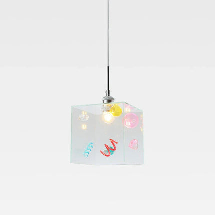 Confetti Cube Minimal Pendant Lamp
