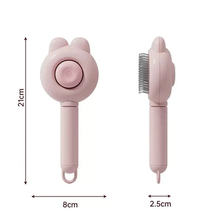 One Click Hair Removal Pet Grooming Brush
