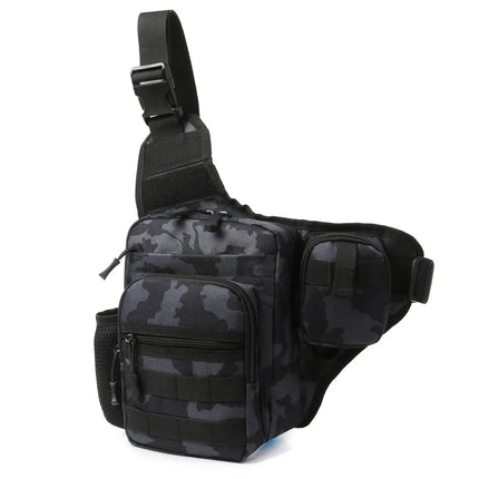 Multi-Pocket Crossbody Compact Hiking Chest Bag