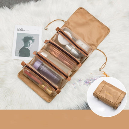Foldable Detachable Mesh Cosmetic Travel Bag