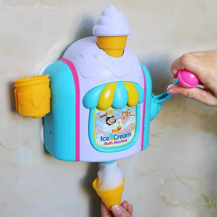 Ice Cream Bubble Foam Maker Bath Toy