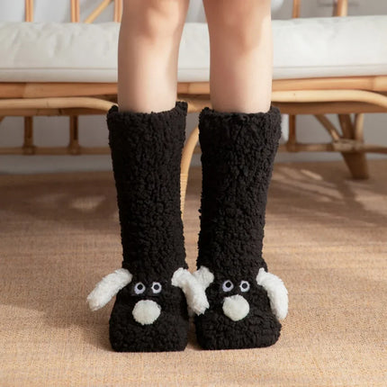 Fluffy Ears Cozy Long Socks