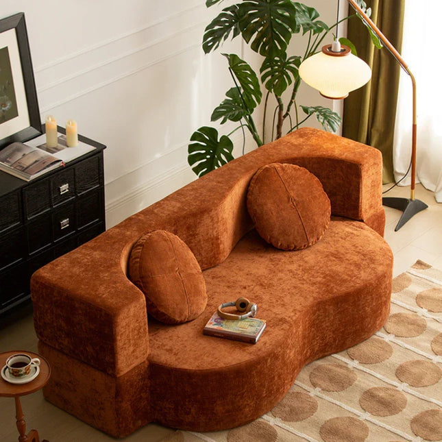 Dual-Mode Foldable Minimalist Sofa Bed