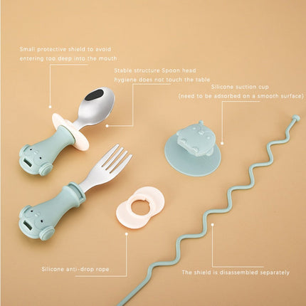 Anti-drop Baby Spoon Fork Set