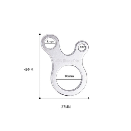 10pcs Quick Knot Tent Rope Buckle