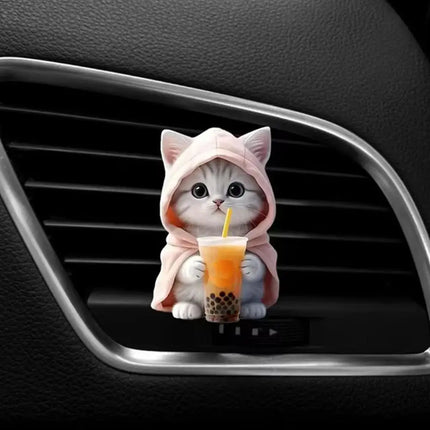 Cool Hoodie Cat Clip-On Car Freshener