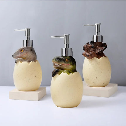 Cartoon Dinosaur Egg Refillable Soap Dispenser